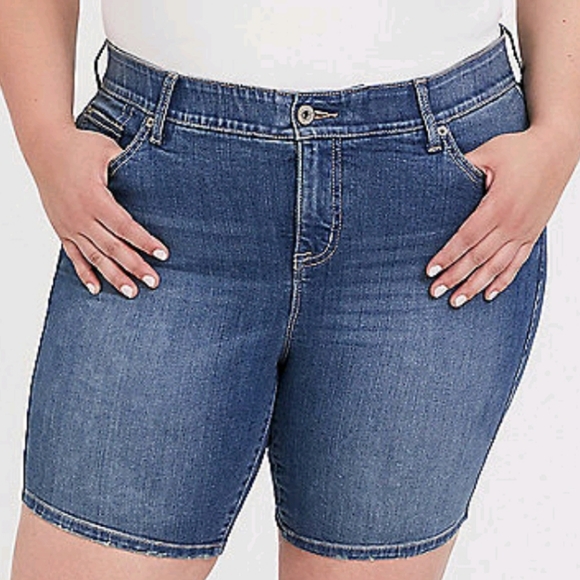 skinny bermuda shorts